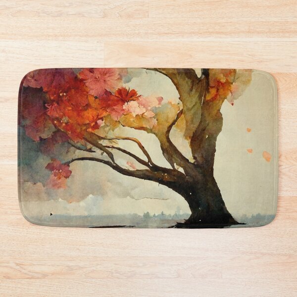 Item preview, Autumn Tree Water painting designed and sold by ThePurpleMelon.