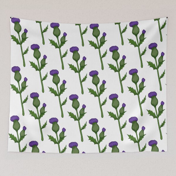 Item preview, Purple Common Knapweed Wildflower Drawing designed and sold by Lily Trenchard.