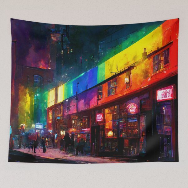 Item preview, Gay bar in gay street designed and sold by ekarib.