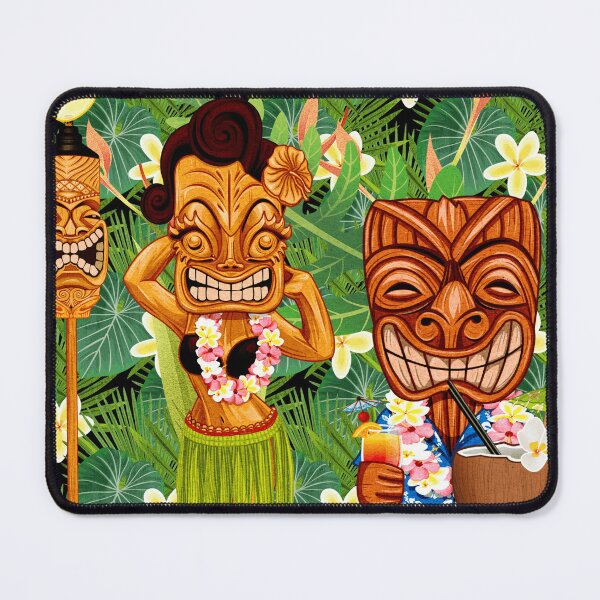 Item preview, Vintage Aloha Tiki Hula Hawaiian designed and sold by joseech.