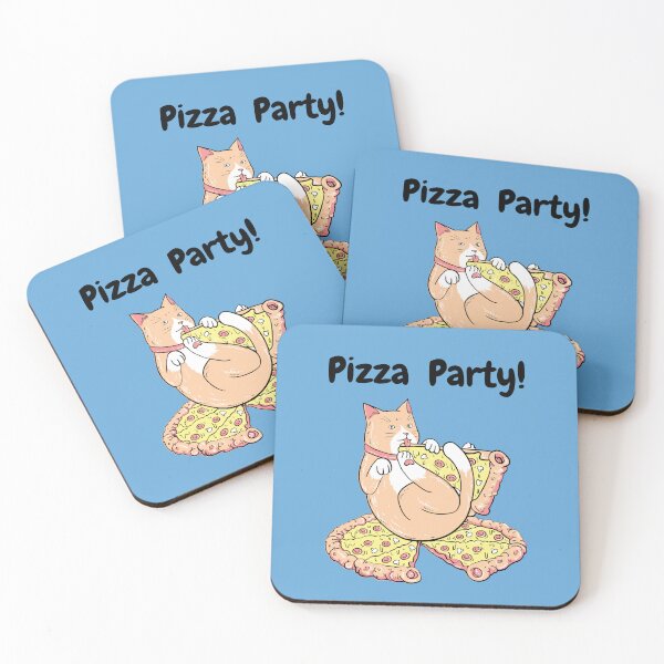 Item preview, Pizza Party Cat designed and sold by FloridaKeys1984.