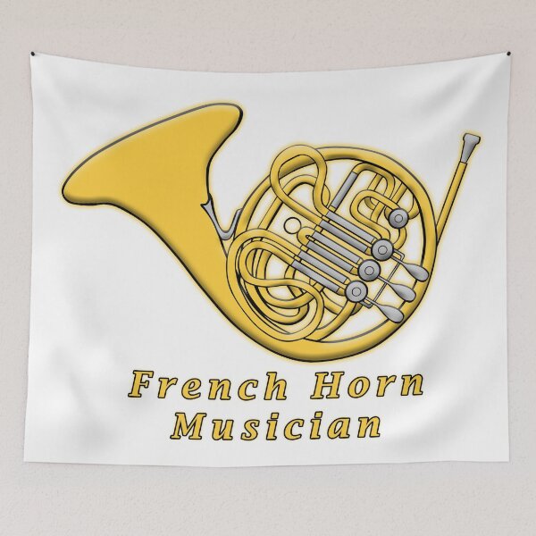 Item preview, French Horn Musician designed and sold by janraydesigns.