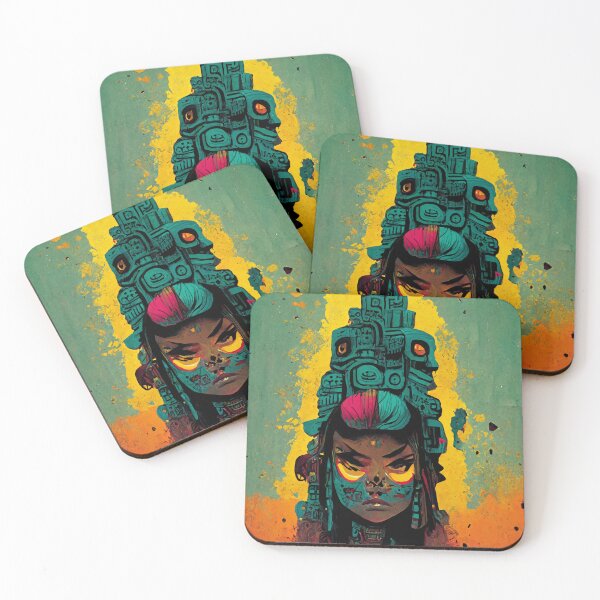 Item preview, Chantico, goddess of fires in the family hearth and volcanoes. designed and sold by MexicaVision.