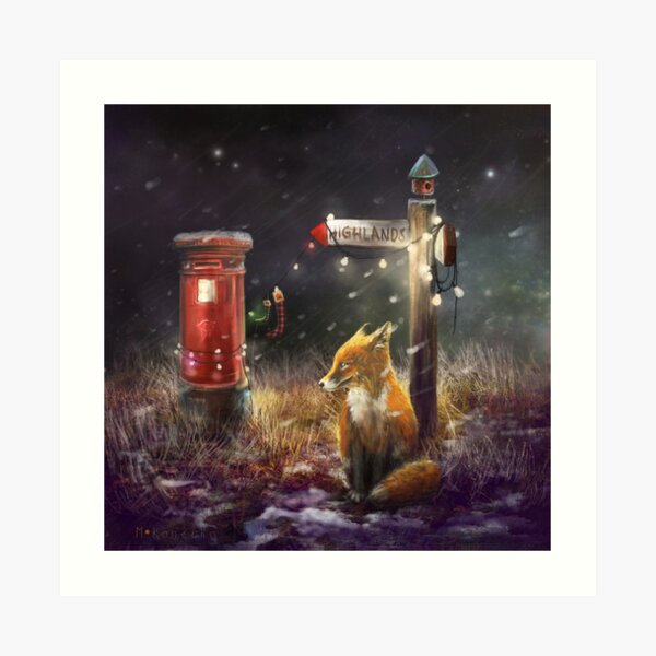 "Postfox" Art Print