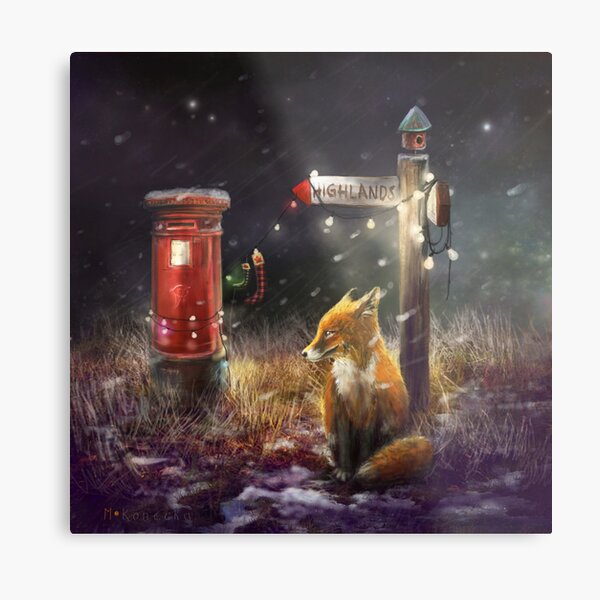 "Postfox" Metal Print