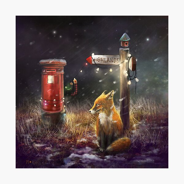Item preview, "Postfox" designed and sold by Matylda Konecka Illustrations.