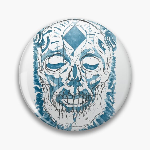 Item preview, Energy Spirit Skull Etching designed and sold by DimensionalPit.