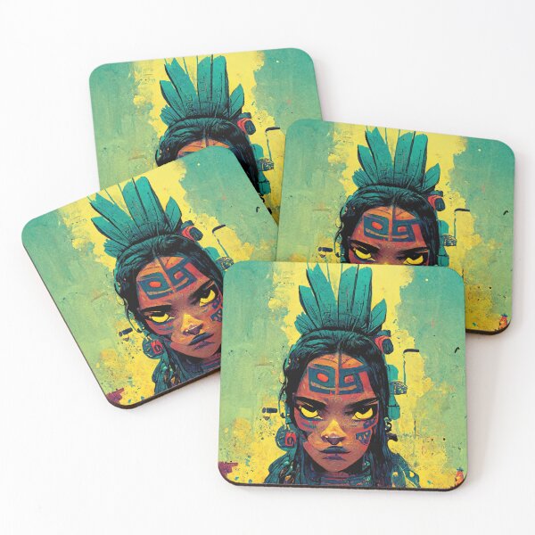 Item preview, Chalchiuhtlicue, goddess of running water, lakes, rivers, seas, streams. designed and sold by MexicaVision.