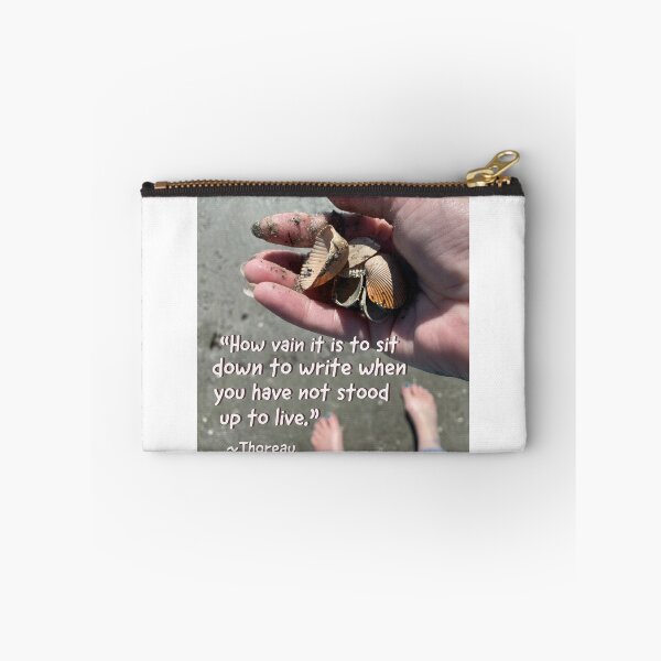 Item preview, "How vain it is to sit down to write when you have not stood up to live." designed and sold by Kanasmith.