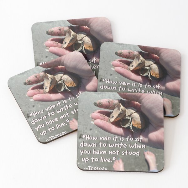 Item preview, "How vain it is to sit down to write when you have not stood up to live." designed and sold by Kanasmith.