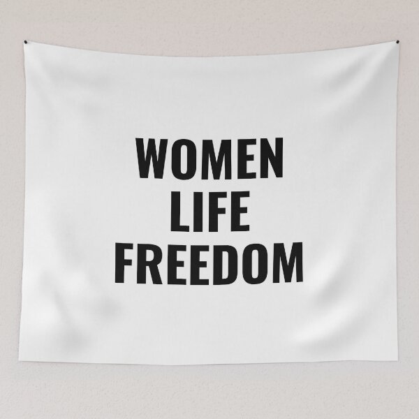 Item preview, women life freedom mahsa amini iran #MAHSAAMINI designed and sold by StoreGoHard.