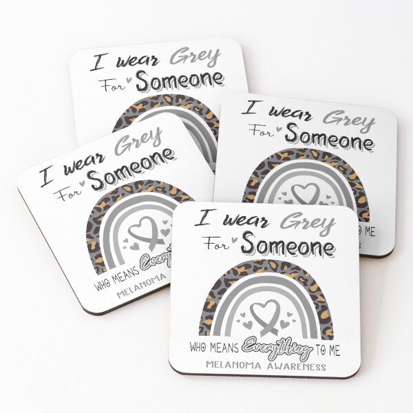Item preview, Melanoma Awareness I Wear Grey for Someone Who Means Everything To Me designed and sold by GennieShop.