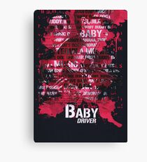 Baby Driver Movie Poster Canvas Print