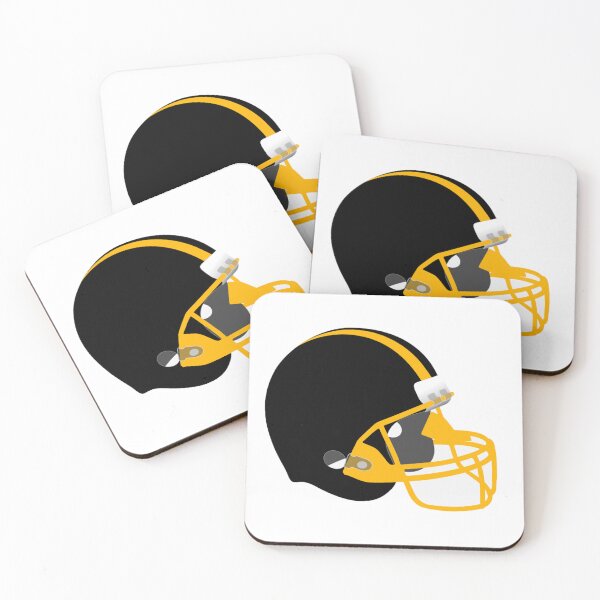 Item preview, american football helmet (black & yallow) designed and sold by ELDA-STORE.