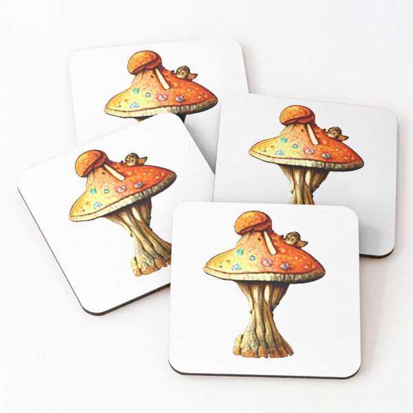 Item preview, Mushroom and snail cottage core designed and sold by CritterStickers.