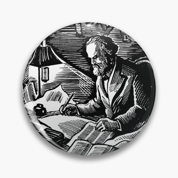 Item preview, Karl Marx Writing & Studying designed and sold by NEVERBOW.