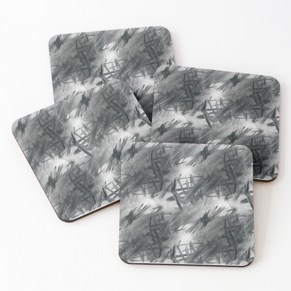 Item preview, Trendy Black Graffitti Pattern designed and sold by MugsAndDuds.