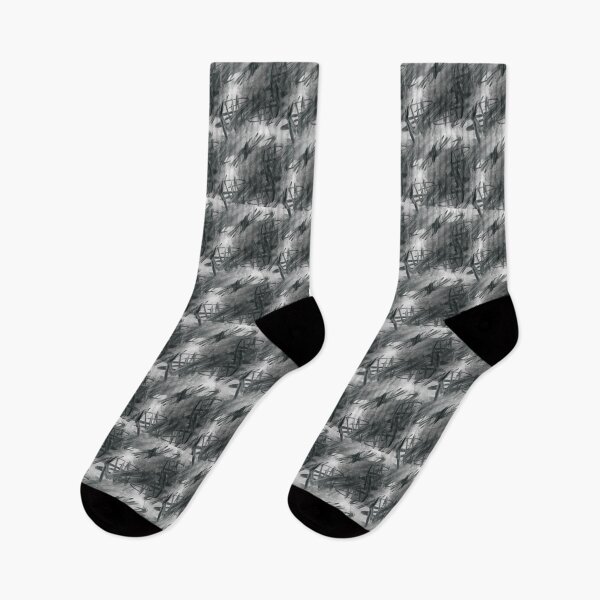 Item preview, Trendy Black Graffitti Pattern designed and sold by MugsAndDuds.