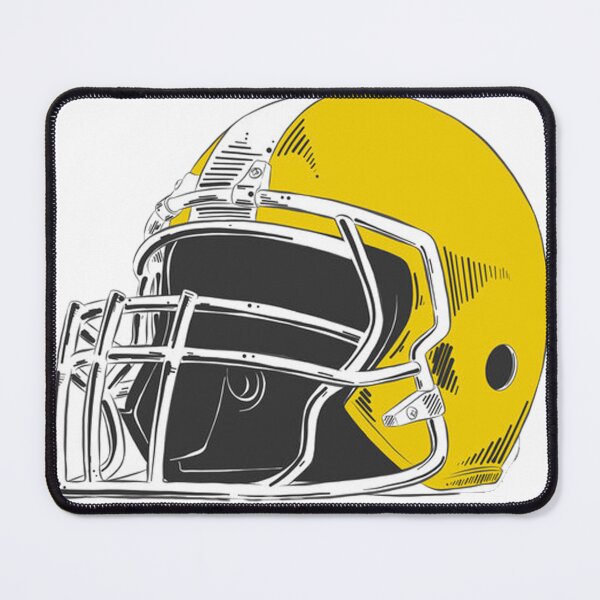 Item preview, football helmet (yallow) designed and sold by ELDA-STORE.