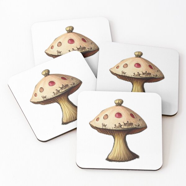 Item preview, pink and cream mushroom designed and sold by CritterStickers.