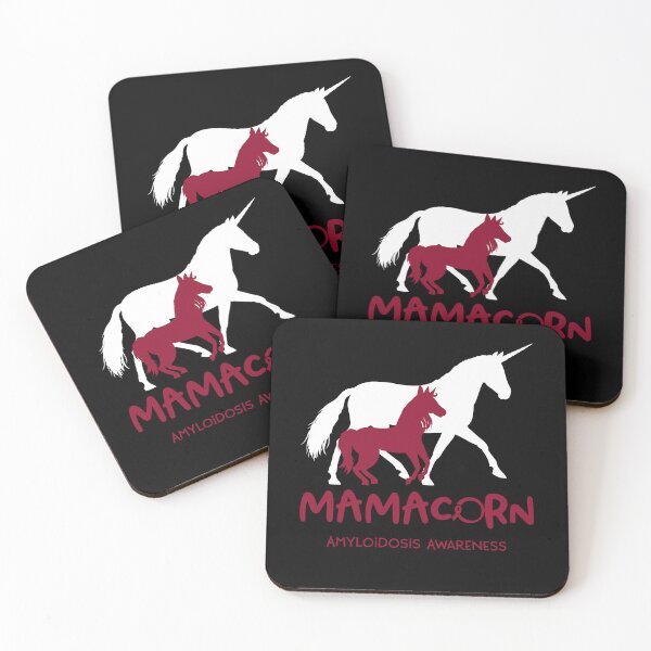 Item preview, Amyloidosis Awareness Mama Unicorn Mamacorn Support Amyloidosis Warrior  designed and sold by RunningShop.