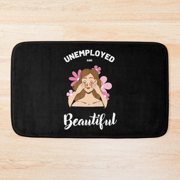 Item preview, Unemployed and beautiful colorful funny design designed and sold by absolutdesign.