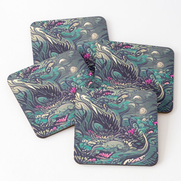 Item preview, Water crystal dragon original design illustration designed and sold by mjacobsfc201.