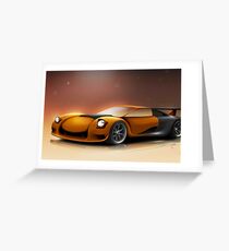 Derp Car Greeting Card