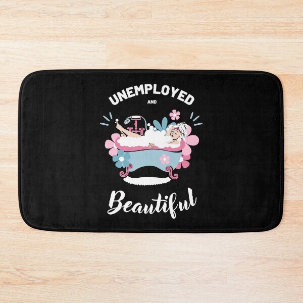 Item preview, Unemployed and beautiful colorful funny design designed and sold by absolutdesign.