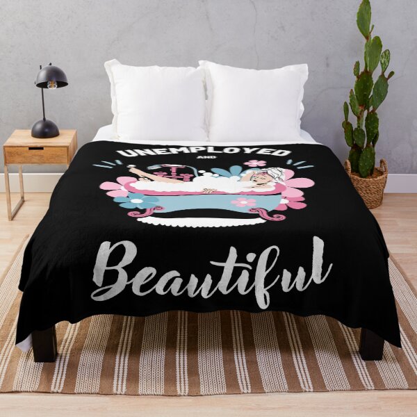 Item preview, Unemployed and beautiful colorful funny design designed and sold by absolutdesign.