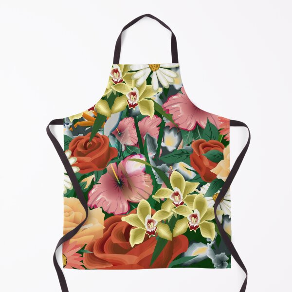 Item preview, Colorful tropical flowers designed and sold by FGCART.