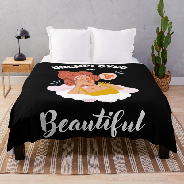 Item preview, Unemployed and beautiful colorful funny design designed and sold by absolutdesign.