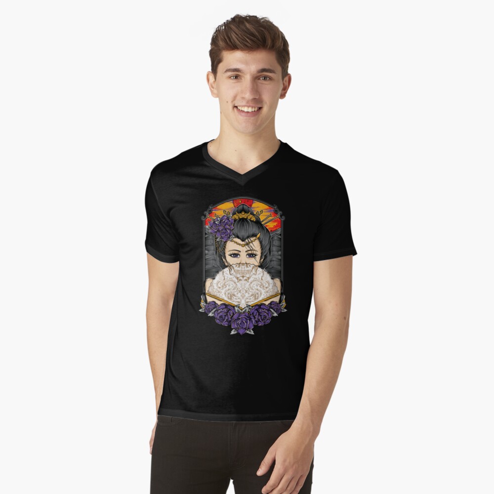 Item preview, V-Neck T-Shirt designed and sold by BlackRosePress.