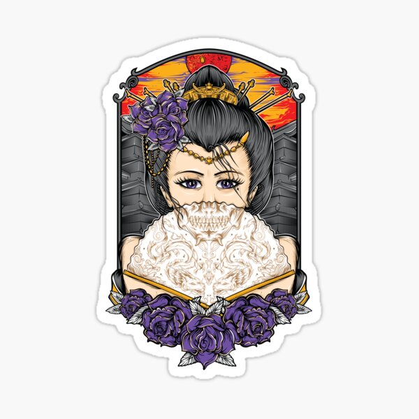 The Geisha - Black Rose Fall 2022 Collection Sticker