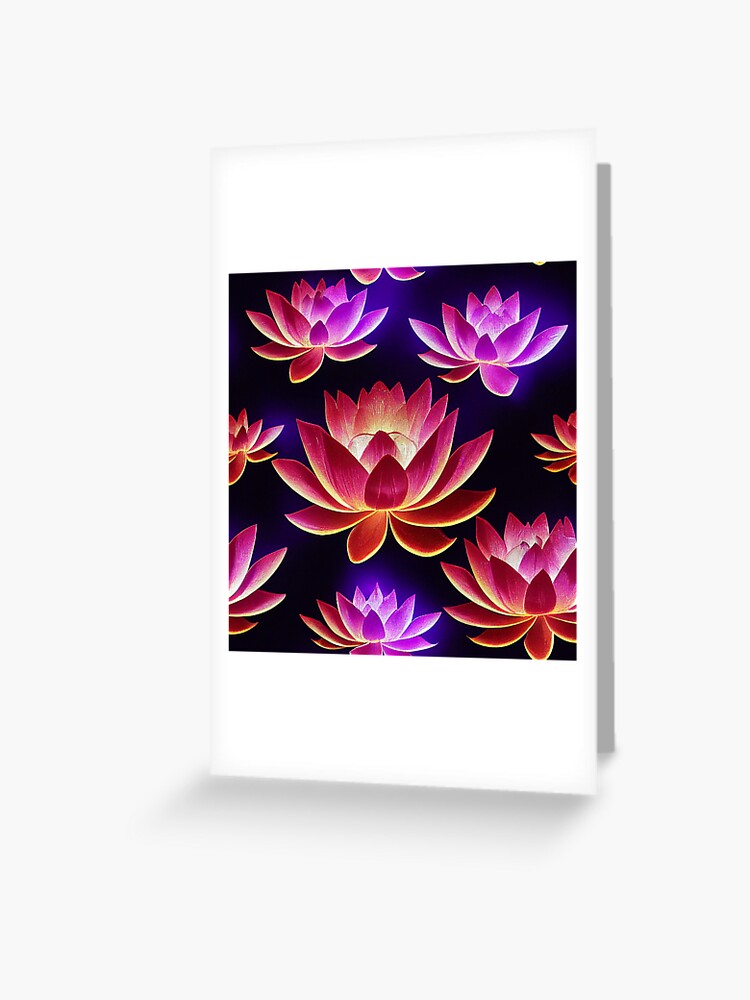 Holographic Lotus" Greeting Card for Sale by JustinKosch | Redbubble Holographic Lotus" Greeting Card for Sale by JustinKosch | Redbubble