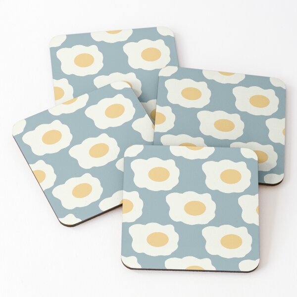 Item preview, Pastel Breakfast Egg Sunny Side Up Pop Pattern designed and sold by StudioAkubi.