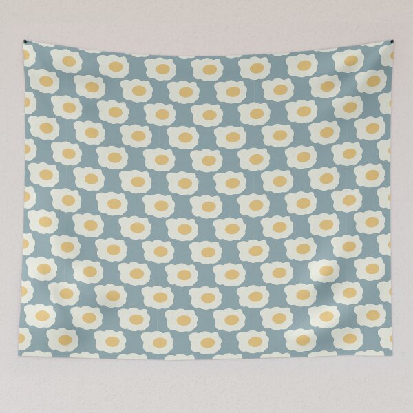 Item preview, Pastel Breakfast Egg Sunny Side Up Pop Pattern designed and sold by StudioAkubi.