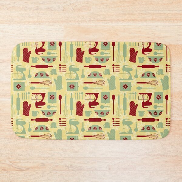 Item preview, Yellow Red Green Retro Kitchen  designed and sold by WickedRefined - Nicole Demereckis.