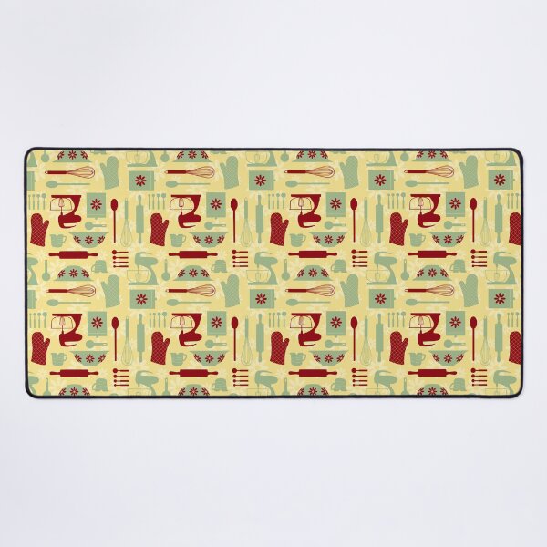 Item preview, Yellow Red Green Retro Kitchen designed and sold by WickedRefined - Nicole Demereckis.