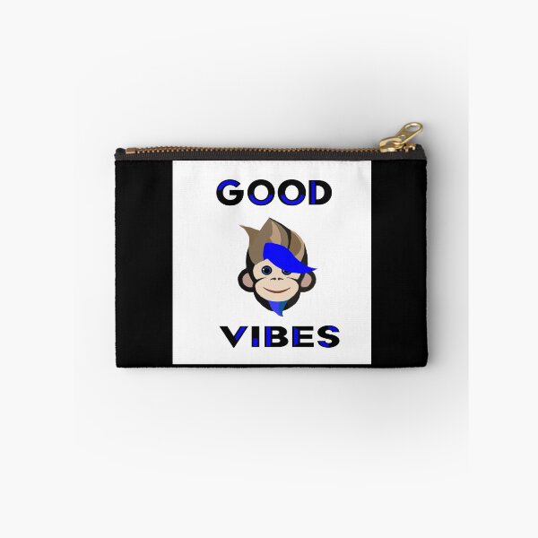 Item preview, The Monkey Good Vibes blue type designed and sold by RemieJames.