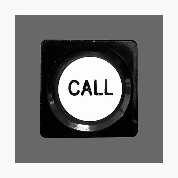 Item preview, Elevator Call Vintage Button, Press to Call  designed and sold by suekieper.