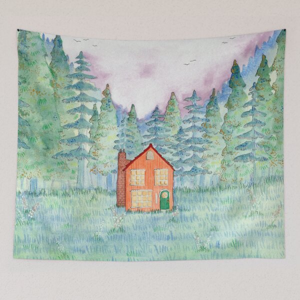 Item preview, Not a Creepy Cabin in the Woods designed and sold by itsabiprie.