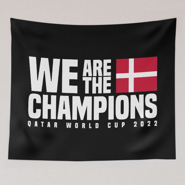 Item preview, Qatar World Cup Champions 2022 - Denmark designed and sold by denvector.