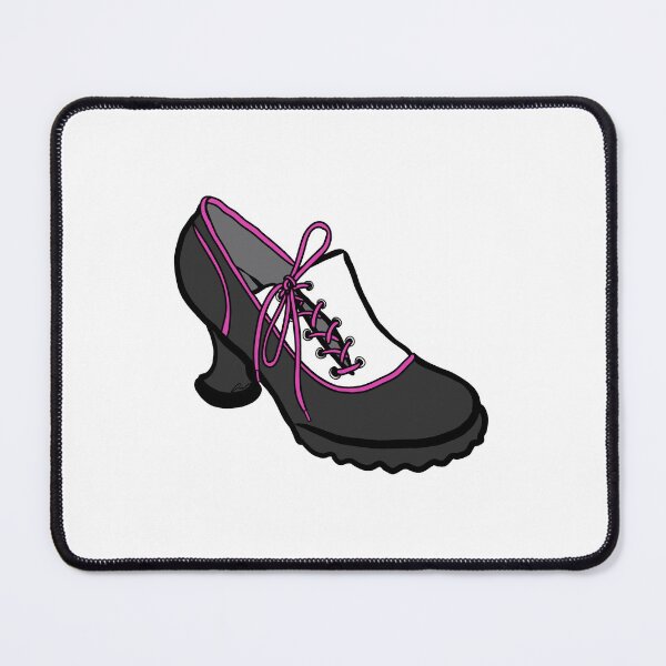 Item preview, Fluevog Bee's Knees Shoe Black/White/Pink designed and sold by anne m bray.