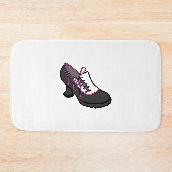 Item preview, Fluevog Bee's Knees Shoe Black/White/Pink designed and sold by anne m bray.