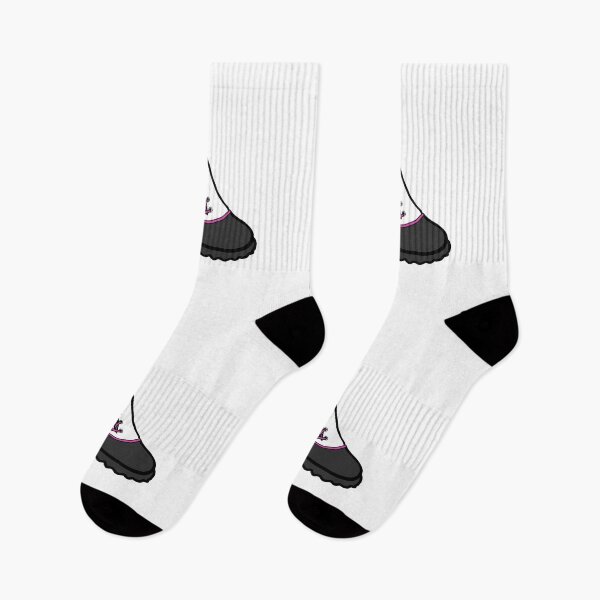 Item preview, Fluevog Bee's Knees Shoe Black/White/Pink designed and sold by anne m bray.