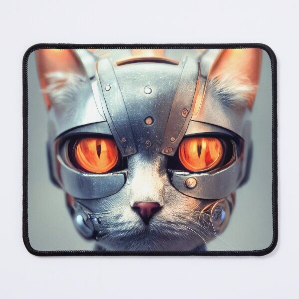 Item preview, Cyborg Cats of the Future One designed and sold by theblueofmyeye.