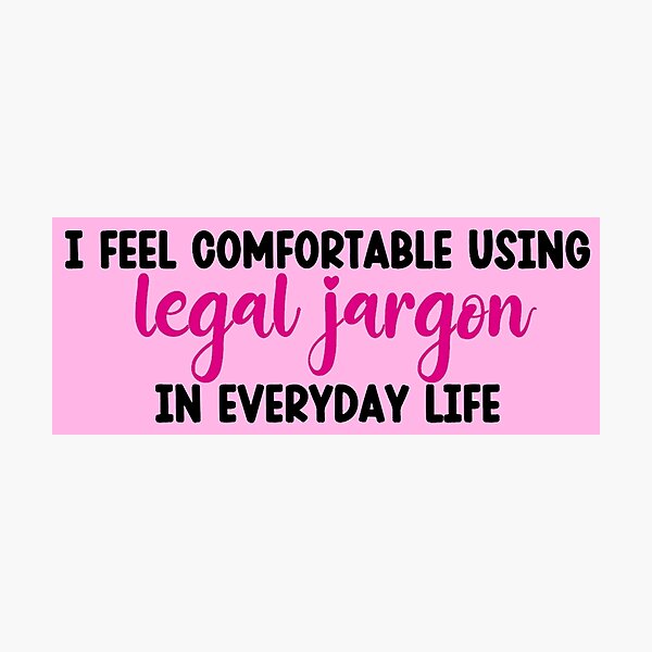 Item preview, Legal Jargon designed and sold by baileyvannatta.