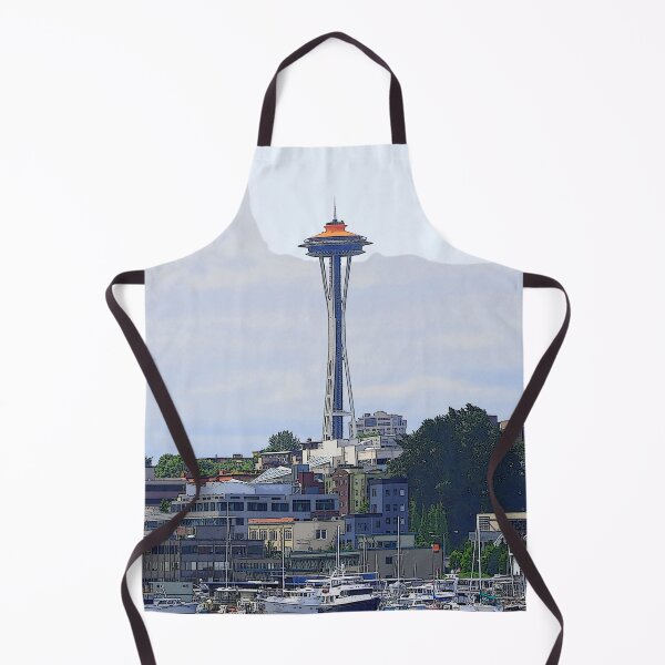 Item preview, Gold Topped Space Needle designed and sold by KirtTisdale.