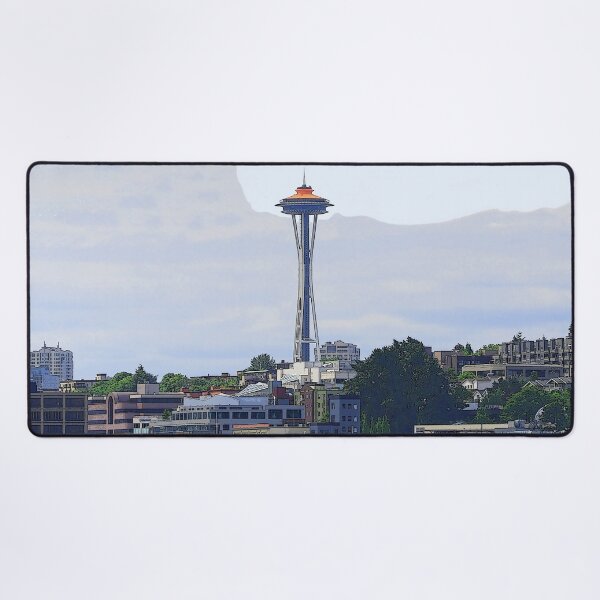 Item preview, Gold Topped Space Needle designed and sold by KirtTisdale.
